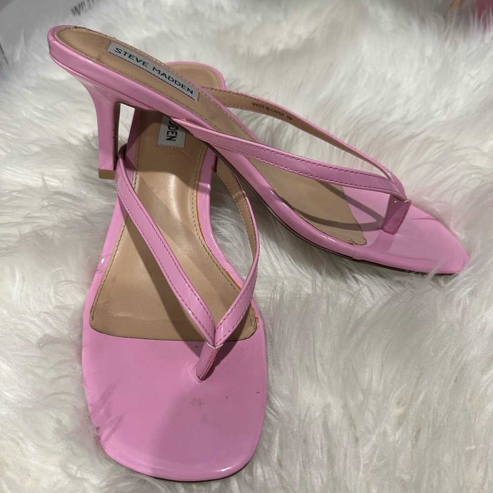 Steve Madden Pink Kitten Low Heels